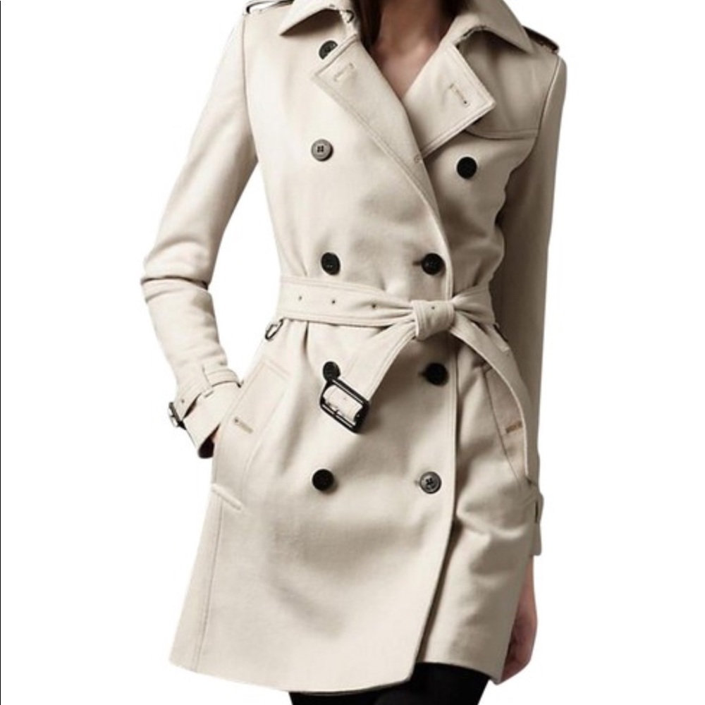 Burberry Buckingham Wool/Cashmere Coat Sz6